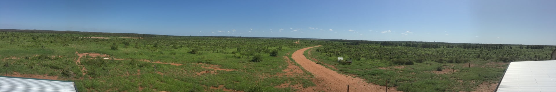 panoramic view of the bush in Emerald